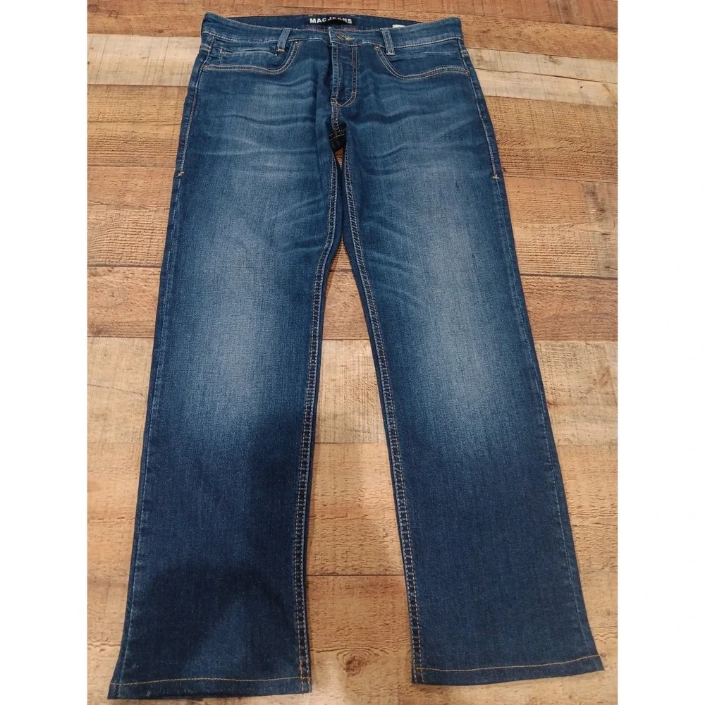 Mac‎ Jeans Candiani Made in Italy Arne Pipe Selvedge Sz 33 (2789)